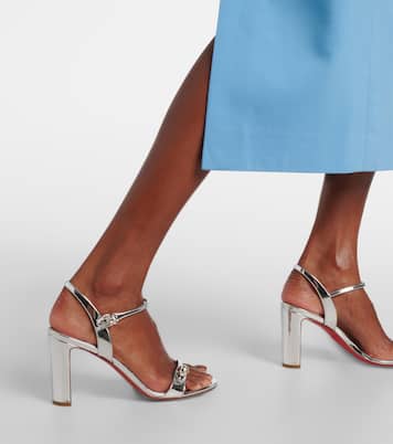 Verzierte Sandalen Atmospheria aus Metallic-Leder | Christian Louboutin