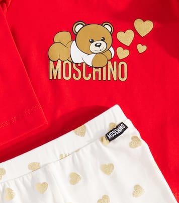 Baby - Top e pantaloni in jersey | Moschino Kids