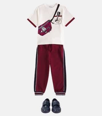 Printed cotton jersey T-shirt | Dolce&Gabbana Kids