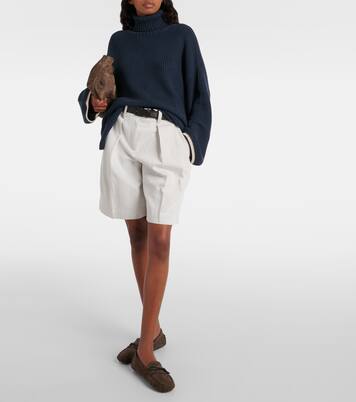 Jersey de cuello alto de algodón | Brunello Cucinelli