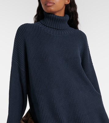 Jersey de cuello alto de algodón | Brunello Cucinelli