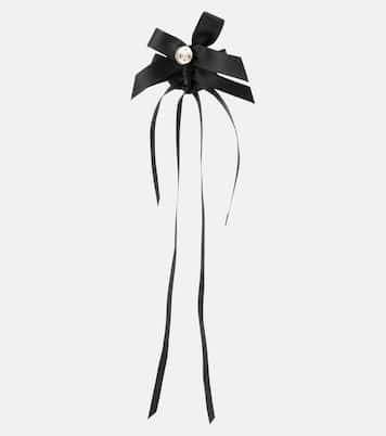 Boucles d’oreilles en satin | Simone Rocha