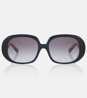 DG Allure leopard-print round sunglasses | Dolce&Gabbana