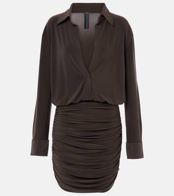 Shirred minidress | Norma Kamali