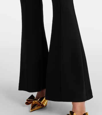 Jumpsuit in crêpe con peplum | Self-Portrait