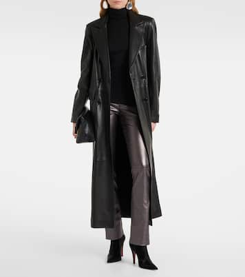 Pantalones flared JP Long de piel | Stouls