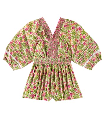 Chantal printed cotton-blend romper | Poupette St Barth Kids