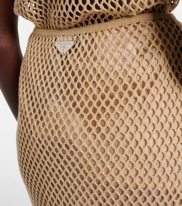 Gonna midi in crochet | Prada