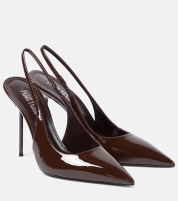 Escarpins slingback Lidia 105 en cuir verni | Paris Texas