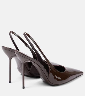 Escarpins slingback Lidia 105 en cuir verni | Paris Texas
