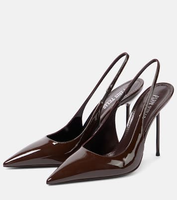 Escarpins slingback Lidia 105 en cuir verni | Paris Texas