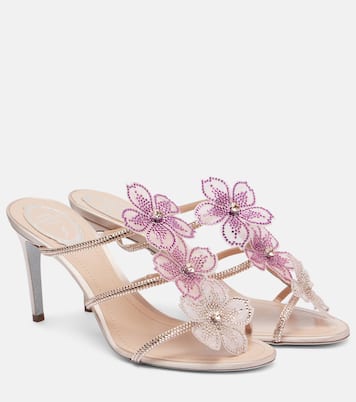 Sandali Peach Flower in pelle | Rene Caovilla