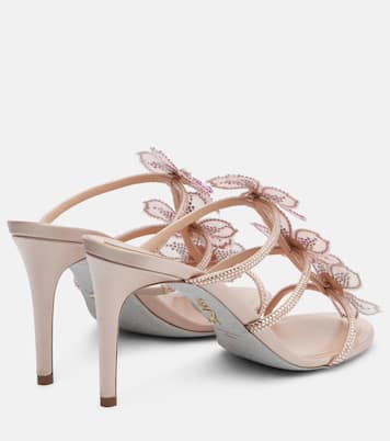Sandali Peach Flower in pelle | Rene Caovilla