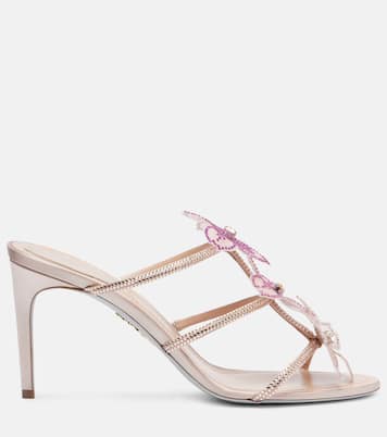 Sandali Peach Flower in pelle | Rene Caovilla