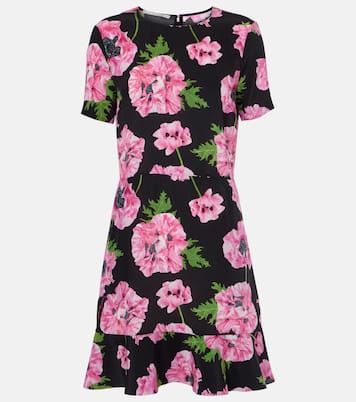 Abito corto Iconic in seta con volant | Stella McCartney