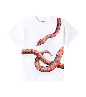 Camiseta en jersey de algodón estampada | Molo