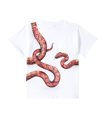 Camiseta en jersey de algodón estampada | Molo