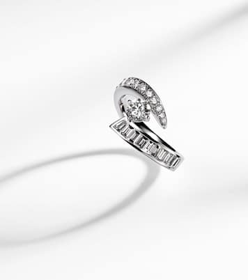 Anello Inner Fire in oro bianco 18kt con diamanti | Bucherer Fine Jewellery