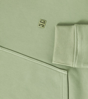 Felpa con cappuccio 4G in misto cotone | Givenchy Kids