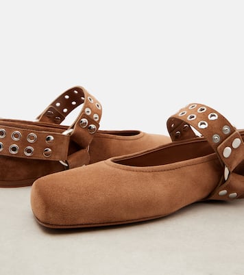Ballerine Mary Jane in suede | Alaïa