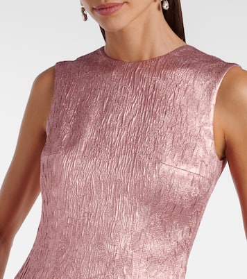 Nodin open-back cloque gown | Emilia Wickstead