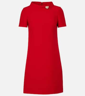 Embellished wool and silk minidress | Valentino