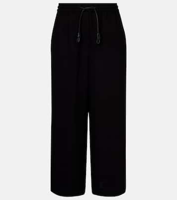 Pantalon ample raccourci en cady | Loewe