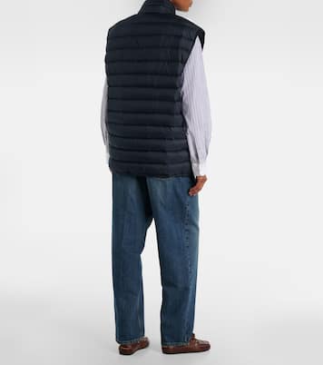 Paneled down vest | Miu Miu