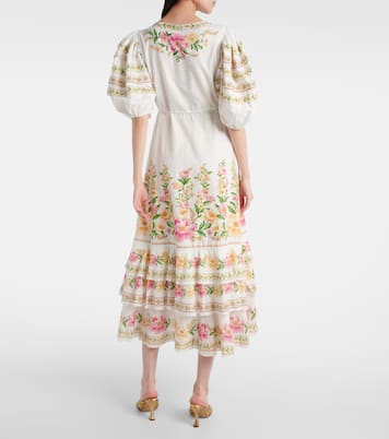 Robe portefeuille en coton à fleurs | Farm Rio