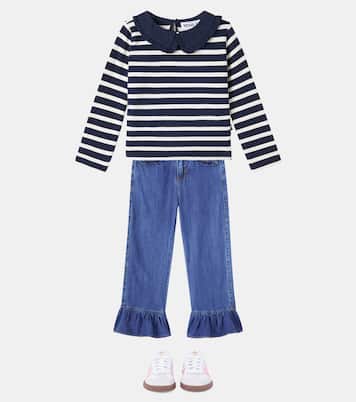 Rama striped cotton T-shirt | Molo
