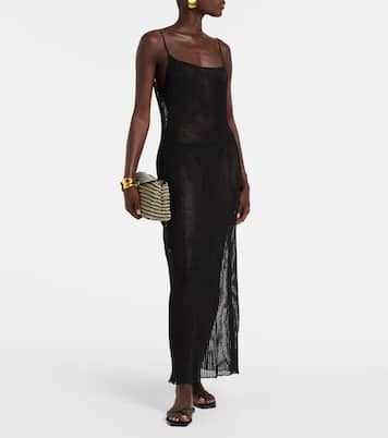 Abito lungo Sienna in lino  | The Frankie Shop