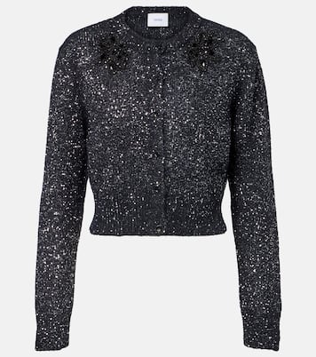 Cárdigan en mezcla de alpaca adornado | Erdem