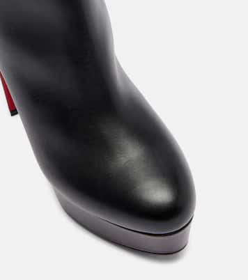 بوت للركبة بلاتفورم من الجلد Loo 130 | Christian Louboutin