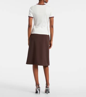 Signature logo cotton T-shirt | Courrèges