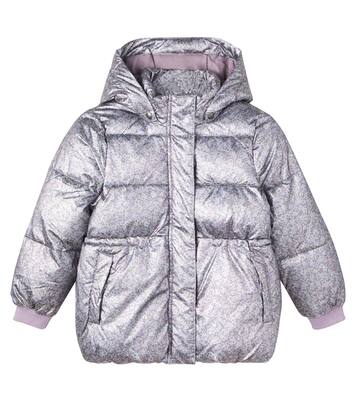 Eli floral puffer jacket | Wheat