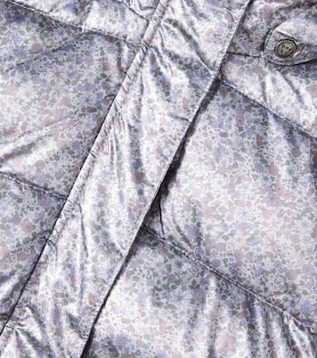 Eli floral puffer jacket | Wheat