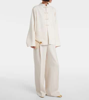 High-rise wide-leg pants | Róhe
