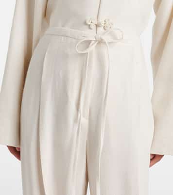 High-rise wide-leg pants | Róhe