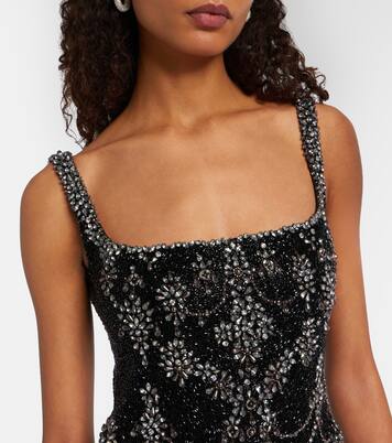 Chandelier embellished minidress | Clio Peppiatt