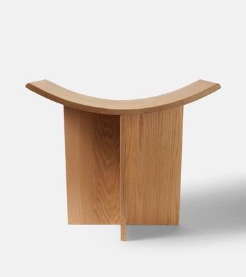 Brutus oak stool by Kristian Sofus Hansen and Tommy Hyldahl | 101 Copenhagen