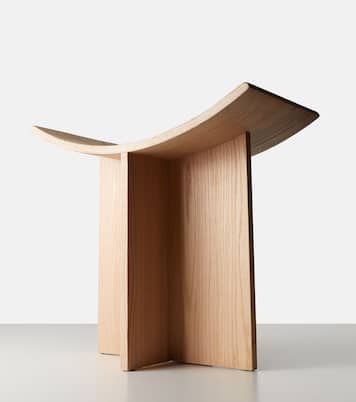 Brutus oak stool by Kristian Sofus Hansen and Tommy Hyldahl | 101 Copenhagen