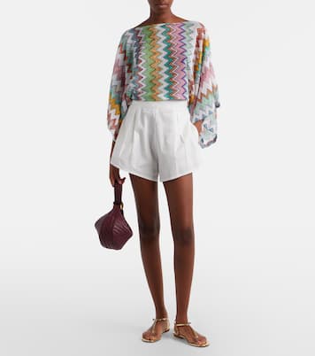 Zigzag锯齿图案针织上衣 | Missoni