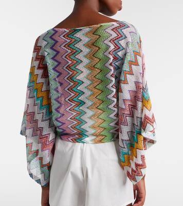 Zigzag锯齿图案针织上衣 | Missoni
