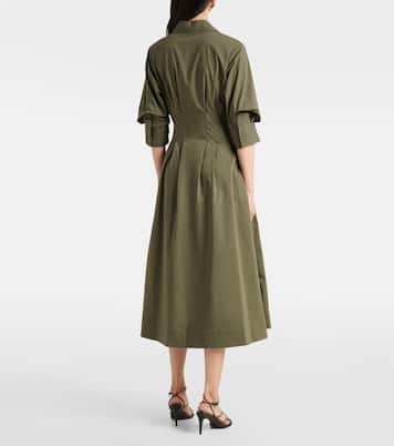 Jazz cotton-blend poplin shirt dress | Simkhai