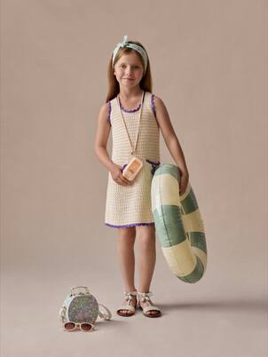 Lali crochet cotton dress | Bonpoint