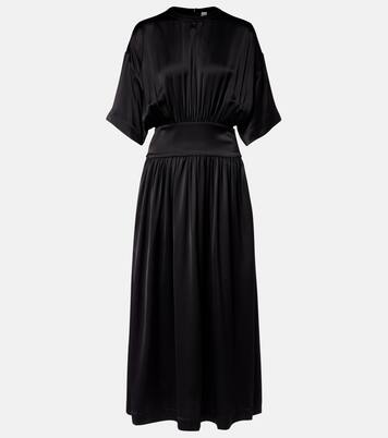 Silk and cotton satin T-shirt dress | Toteme