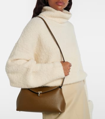 T-Lock leather clutch | Toteme