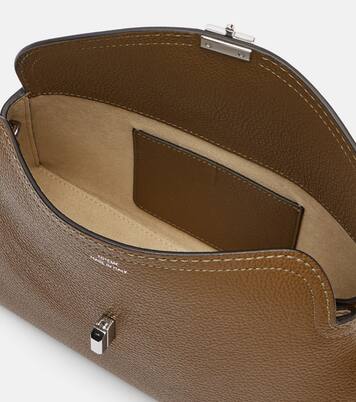 T-Lock leather clutch | Toteme