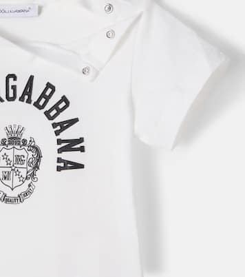 Baby logo cotton jersey T-shirt | Dolce&Gabbana Kids