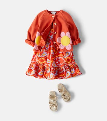 Bedrucktes Kleid aus Baumwolle | Stella McCartney Kids